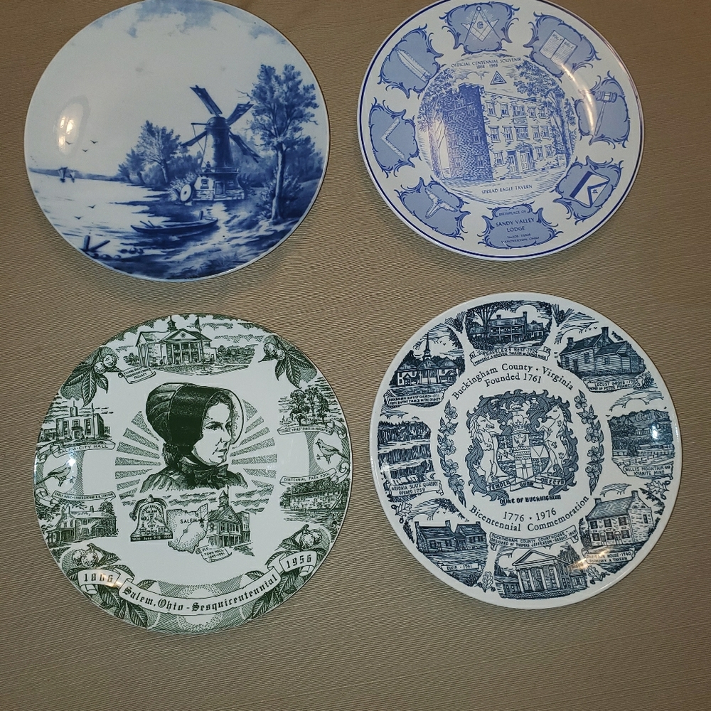 Vintage collectors plates